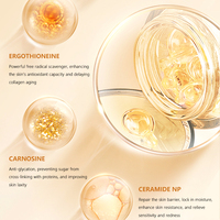 Masque facial en feuille de soin de la peau coréen à prix d'usine, marque privée, acide hyaluronique, vitamine C, collagène, déesse