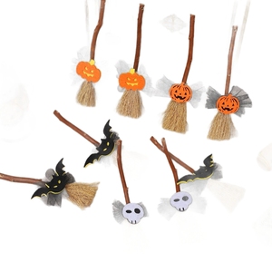 Mini Escoba de Bruja para Decoración de Halloween, Accesorios de 15 cm - Product Image 6