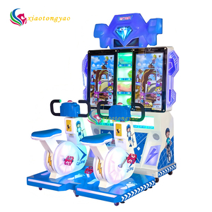 Máquina de Juego de Bicicletas Operada con Monedas XTY, Juego Electrónico Dinámico de Carreras de Autos para Niños - Product Image 5