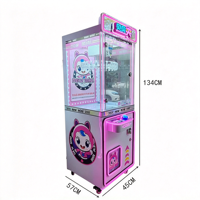 Machine à cadeaux commerciale à monnayeur avec paiement par code QR, effets lumineux LED et sonores, pour salle de jeux intérieure et centre commercial