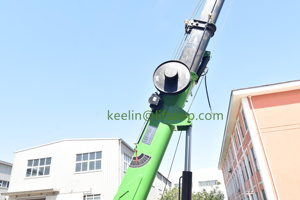 Mini-<span class=keywords><strong>grue</strong></span> araignée légère de 3 tonnes avec flèche, <span class=keywords><strong>grue</strong></span> sur chenilles portable facilement transportable par ascenseur pour l'installation de vitrages urbains - Product Image 3