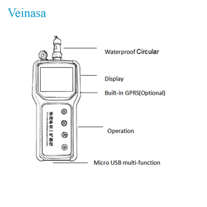 เครื่องตรวจจับความชื้นในดินแบบพกพา Tankeme-10ec-YPN เครื่องตรวจจับอุณหภูมิ PH NPK เครื่องวิเคราะห์7-1สำหรับ Takeme-10ec-Y แบบมือถือเพื่อการเกษตร - Product Image 3