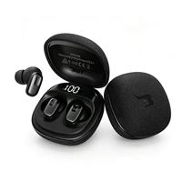 Écouteurs sans fil TWS 2,4 GHz avec affichage numérique, ANC et ENC, transducteur 10 mm, écouteurs 40 mAh, étui de charge 300 mAh