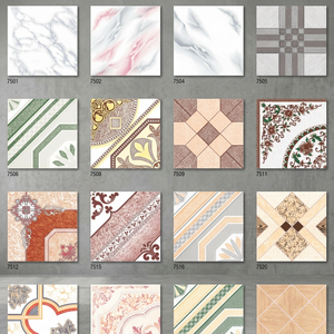 กระเบื้องปูพื้นธรรมดา 300x300 มม. เคลือบเงา ผิวเรียบแบบเรโทร ดิจิตอล 12x12 16x16 40x40 30x30 กระเบื้องเซรามิกปูพื้น - Product Image 1