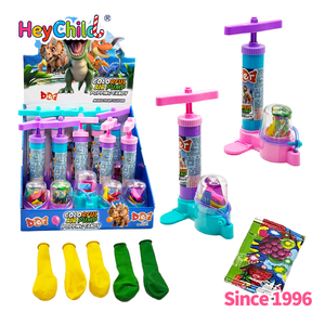 Bonbons en gros, étiquette privée personnalisée, bonbons multi-fruits savoureux avec jouet gonfleur de ballons, ballons colorés, sucreries pour jouer - Product Image 5