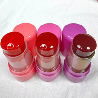 Bâton de fard à joues Jelly Blush avec logo personnalisé avec teintes Lip Cheek Tints Longue durée Vegan Unique Face Private Label Makeup Jelly Blush Tint