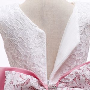 ผู้ผลิตเสื้อผ้าเด็ก ชุดเดรสเด็กผู้หญิงลายดอกไม้ ชุดเดรสเจ้าหญิงแขนกุดผูกโบว์ - Product Image 4