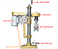 ZERUI Semi Automatique Verre Bouteille De Vin Vis Ropp Capsulage Machine bouchon de bouteille machine à sceller