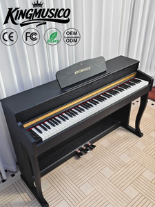 Piano Digital Profesional de 88 Teclas Contrapesadas con Funciones de Doble Teclado/División/Metrónomo/Transposición, 81 Polifonías, Piano Eléctrico para el Hogar GHB05 - Product Image 4