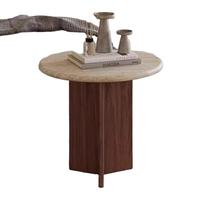 Table basse d'angle en bois, petite table à thé pour salon, canapé, chambre à coucher - Plusieurs styles de table d'appoint en bois pour chevet