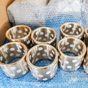 تحميل ثقيل بدون زيت SP500 # من شجيرة NM25 جلبة شفة من النحاس الأصفر محمل جرافيت جلبة منزلقة <span class=keywords><strong>JDB</strong></span> - Product Image 4