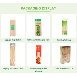 China Factory Food Grade Bamboo Skewer with Long Handle <strong>Kebab</strong> Style <strong>Kebab</strong> Stick for Charcoal <strong>Grills</strong> Round BBQ Tool - Product Image 4