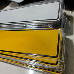 Pelat Nomor Mobil Aluminium Kosong dengan Film Reflektif untuk Rambu Jalan Eropa - Product Image 1