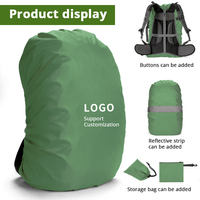 Sac à dos étanche réfléchissant avec Logo personnalisé, sac de Camping, randonnée, escalade, poussière, sac à couverture de pluie