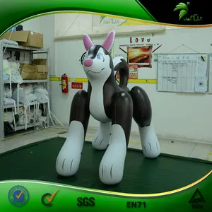 Pop Tôi Hongyi Inflatable Husky Đen Hot Bán Phim Hoạt Hình Chó Husky Con Chó