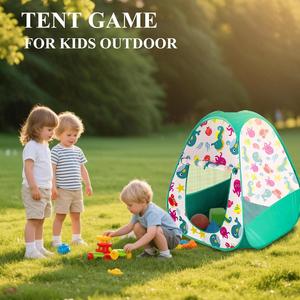 Foldable Portable Playhouse Pop up Kids <b>Play</b> <b>Tent</b> for Indoor Outdoor With Carry Bag, Gift Boys and Girls - Product Image 4