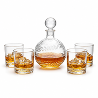 Carafe à whisky personnalisée avec logo, design baseball, 1000 ml, verre, pour liqueur, whisky, bourbon, rhum, tequila, vodka, brandy, nouveau design