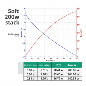 Pile à combustible à oxyde solide (<span class=keywords><strong>SOFC</strong></span>) 200W, cellule électrolytique (SOEC), hydrogène vert, stockage d'énergie, centre de données, production d'électricité verte - Product Image 3