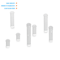 Guide de lumière tuyau plastique 2mm 3mm trou tête ronde LED tuyau de lumière Transparent PC matériel Guide de lumière