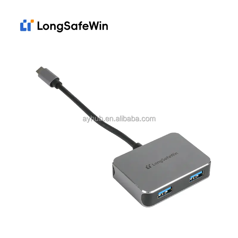 Hochwertiger 4-in-1 Mini-USB-Hub Typ-C USB3.0 PD-Ladadapter mit Multiport Dockstation CE-zertifiziert auf Lager