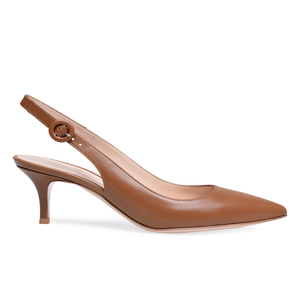 Scarpe da Donna con <span class=keywords><strong>Tacco</strong></span> Basso e Punta Affusolata, Décolleté con <span class=keywords><strong>Tacco</strong></span> a Gattino e Cinturino Posteriore - Product Image 2