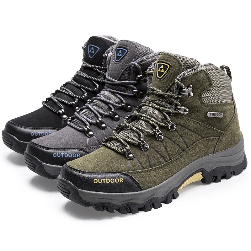 Professional Casual Men Lightweight Waterproof Hiking Boots Large Size Wear proof Trekking Shoes