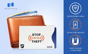 Funda Protectora para Tarjetas con Bloqueo RFID, Protección <span class=keywords><strong>de</strong></span> Datos, Antirrobo, Venta al Por Mayor - Product Image 3