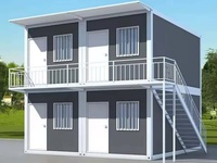 Lishine Casa Contenedor Desmontable Portátil de 20 pies, Prefabricada y de Fácil Instalación, para Oficina y Supermercado