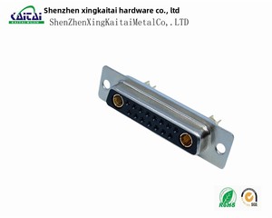 17w2 nữ nam nối cao hiện tại USB thiết bị đầu cuối hỗn hợp solid brass công suất cao 15 + 2 lõi Dsub Hàn sản phẩm kết nối - Product Image 6