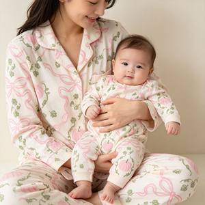 Conjunto de Pijamas Personalizados de Año Nuevo para Mamá <span class=keywords><strong>y</strong></span> Bebé, <span class=keywords><strong>Pijama</strong></span> de Manga Larga, Mameluco con Cierre para Bebé, Ropa de Dormir con Estampado a Juego para Mamá <span class=keywords><strong>y</strong></span> Recién <span class=keywords><strong>Nacido</strong></span> - Product Image 1