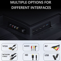 Televisores LED Inteligentes Android 4K UHD OEM ODM con LAN HDR10+/120Hz de 19/32/40/43/50 Pulgadas en Color Negro