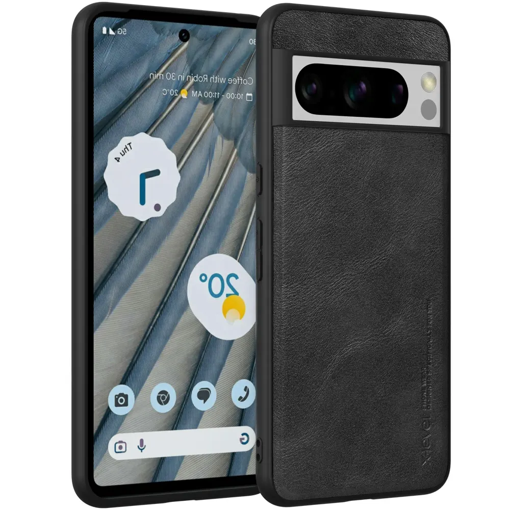 X-Level-Hülle für Google Pixel 8 8pro 5G Funda Kreuz muster Leder-Telefon abdeckung Luxus-Coque für Google Pixel 8 Pro Case Capa