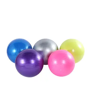 2023 Benutzer definiertes Logo Anti Burst Big Core Pilates Großhandel Übung Fitness Gym 45cm 55cm 65cm 75cm PVC Yoga Ball