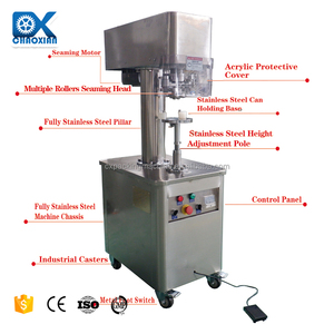 Sellador de estaño de aluminio Rectangular, bote de aceite de oliva cuadrado, maquinaria de sellado semiautomático, 4L - Product Image 3