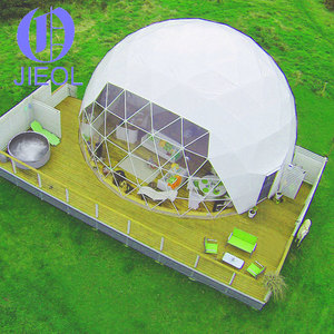 Customized Yoga Classroom Dome <b>Tent</b> White Pvc Geodesic Carpas De Camping Dome <b>Tents</b> House <b>Hot</b>-dip Galvanized Steel Pipes 1 Years - Product Image 2