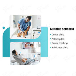 รถเข็นทันตกรรมเคลื่อนที่แบบ OEM พร้อมปั๊มลม โต๊ะทำงานไฟฟ้าแบบพกพาสำหรับอุปกรณ์ทำความสะอาดและอุดฟัน - Product Image 3