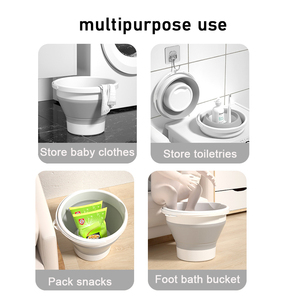 <span class=keywords><strong>Baignoire</strong></span> pliable pour bébé de 5 L, <span class=keywords><strong>seau</strong></span> en plastique pliable pour le lavage et la douche du bébé, utilisation en extérieur - Product Image 3