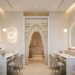 Installation d'arche en macramé bohème pour l'<span class=keywords><strong>entrée</strong></span> de restaurant et la <span class=keywords><strong>décoration</strong></span> de complexe hôtelier tropical - Product Image 3