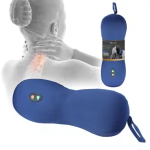 2015 micro bead peanut shape travel neck vibrating massage neck roll pillows