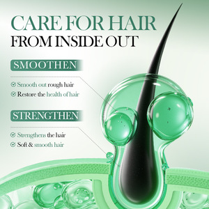 Meilleures ventes SADOER Capsules d'huile de sérum de soin des <span class=keywords><strong>cheveux</strong></span> rafraîchissantes et non grasses réparatrices en profondeur et brillantes - Product Image 4