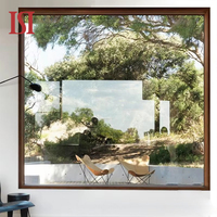 Ventanas Fijas Tradicionales Insonorizadas de Aleación de Aluminio con Malla de Acero Inoxidable para Supermercados, Casas y Restaurantes