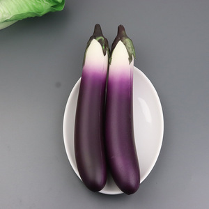 Modèles <span class=keywords><strong>de</strong></span> légumes artificiels en plastique pour décoration : Laitue, Aubergine, Chou chinois, Melon amer, Banane, Concombre, Céleri, Épinards - Product Image 2
