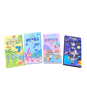 도매 귀하의 브랜드 하이 퀄리티 어린이를위한 무독성 크레용을 사용자 정의 - Product Image 1