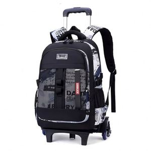 BSCI Travel duffel bag with <b>wheels</b> for carry-on <b>suitcase</b> luggage, overnight two-wheeled rolling backpack - Product Image 4