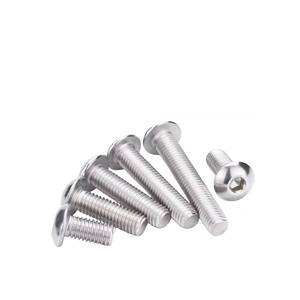 Tùy chỉnh thép không gỉ <span class=keywords><strong>iso7380</strong></span> nút Đầu ổ cắm vít | Đồng bằng kết thúc Lớp 4 Metric chủ đề (M3-M12) OEM/ODM có sẵn - Product Image 3