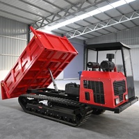 Grande promotion 5 tonnes Dumper Stand Derrière Mini Track Dumper Prix