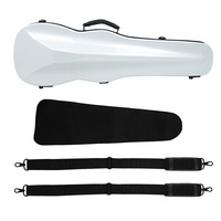 Étui de transport haut de gamme pour violon 4/4 en fibre de carbone, étanche, ultra-léger, avec fermeture éclair, boîte triangulaire, sac de luxe, modèle de marque OEM