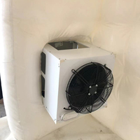 Chambre froide mobile gonflable pliable 3,6*2,6*2,5m avec compresseur 2HP 220V 110V R404a R290