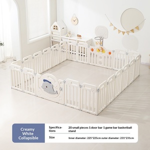 Plastic <strong>Baby</strong> Playpen Crawling Mat Protective <strong>Fence</strong> Home Indoor Safety <strong>Enclosure</strong> for <strong>Babies</strong> - Product Image 6