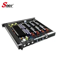 D-500 Profesyonel 4 Kanal AB Sınıfı Güç Amplifikatörü Push-Pull Transistörlü Amplifikatör KTV Sahne Ses Sistemi için